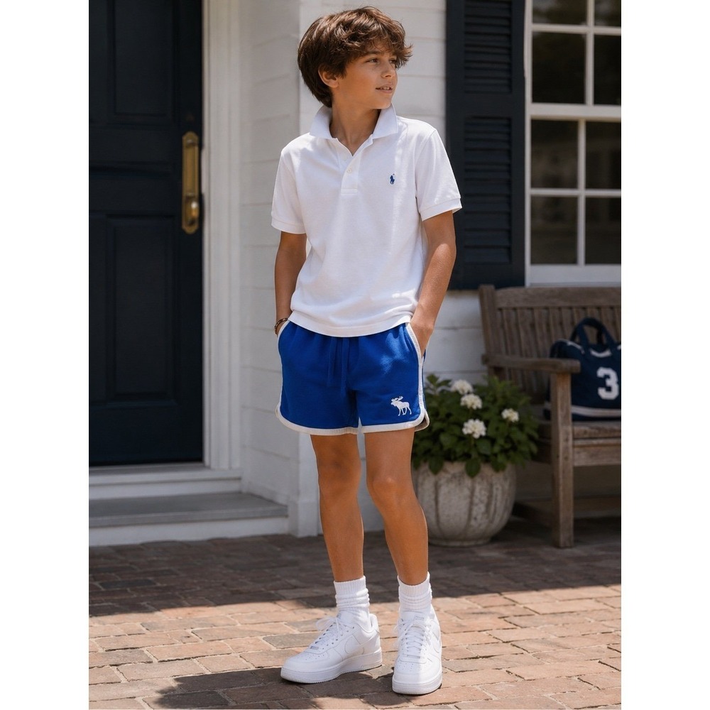 Abercrombie kids(Vintage Y2K) blue athletic shorts (Youth XL)